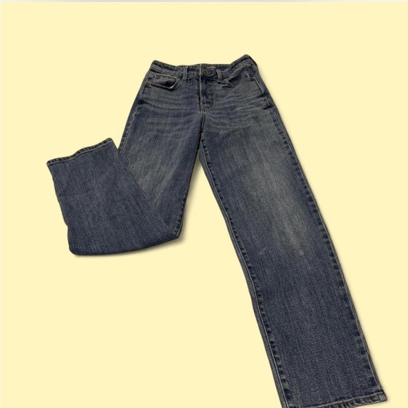 Old Navy Denim - Old Navy Dark Blue Straight Leg Jeans